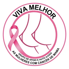 Logo da Associação Viva Melhor, grupo de apoio e autoajuda às mulheres com câncer de mama